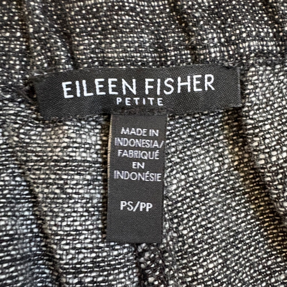 Eileen Fisher Wide Leg Hemp Ankle Crop Pants Cottagecore Petite Small - Picture 5 of 13